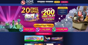 Dove Slots Homepage