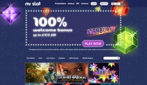 Mr Slot Casino Homepage